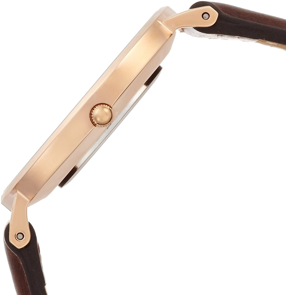 Daniel Wellington Classic Bristol White Dial Brown Leather Strap Watch For Women - DW00100039 Buy Now By Daniel Wellington