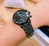Emporio Armani Chronograph Black Dial Black Steel Strap Watch For Men - AR1934 Buy Now By Emporio Armani