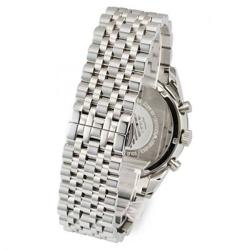 Emporio Armani Sportivo Chronograph Blue Stainless Steel Watch For Men - AR6072 Buy Now By Emporio Armani