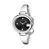 Gucci Guccissima Black Dial Silver Steel Strap Watch For Women - YA134301 Buy Now By Gucci
