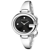 Gucci Guccissima Black Dial Silver Steel Strap Watch For Women - YA134301 Buy Now By Gucci