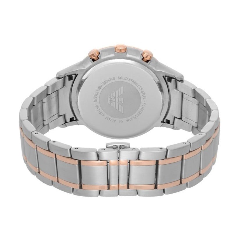 Emporio Armani Renato Gray Dial Gray Steel Strap Watch For Men - AR11077 Buy Now By Emporio Armani