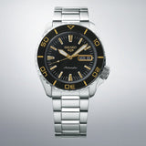 Seiko 5 Sport Automatic SKX Series Black Dial Silver Steel Strap Watch for Men - SRPK99K1 Buy Now By Seiko
