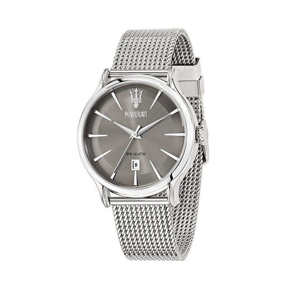 Maserati Epoca Grey Dial Grey Mesh Bracelet Watch For Men - R8853118002 Buy Now By Maserati