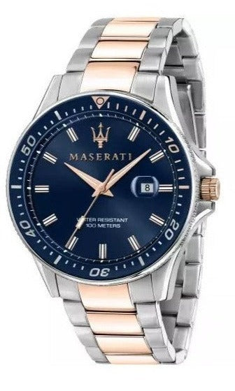 Maserati SFIDA Quartz Blue Dial Stainless Steel 44mm Watch For Men - R8853140003 Buy Now By Maserati