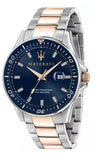 Maserati SFIDA Quartz Blue Dial Stainless Steel 44mm Watch For Men - R8853140003 Buy Now By Maserati