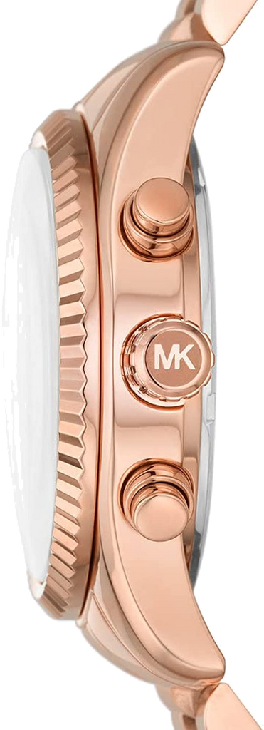 Michael Kors Lexington Chronograph Grey Dial Rose Gold Steel Strap Watch For Women - MK7217 Buy Now By Michael Kors