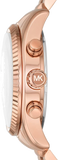 Michael Kors Lexington Chronograph Grey Dial Rose Gold Steel Strap Watch For Women - MK7217 Buy Now By Michael Kors