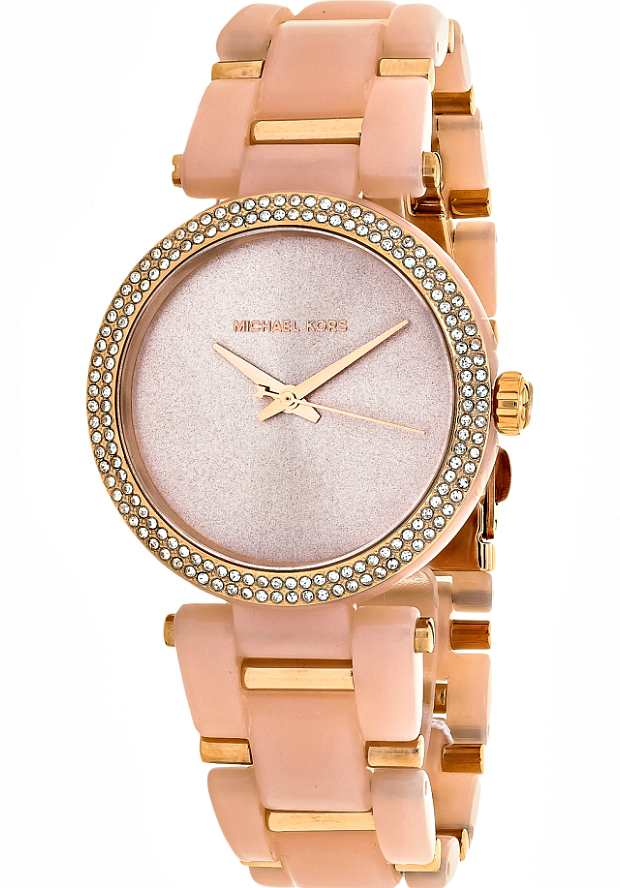 Michael Kors Delray Rose Gold Dial Rose Gold Steel Strap Watch for Women - MK4322 Buy Now By Michael Kors