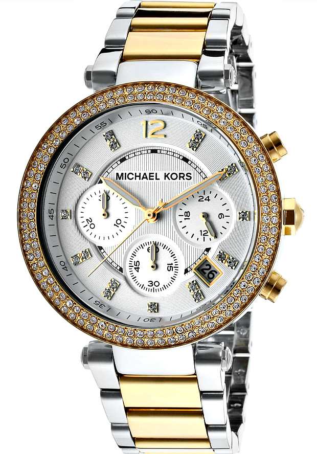 Michael Kors Parker White Dial Two Tone Steel Strap Watch for Women - MK5626 Buy Now By Michael Kors