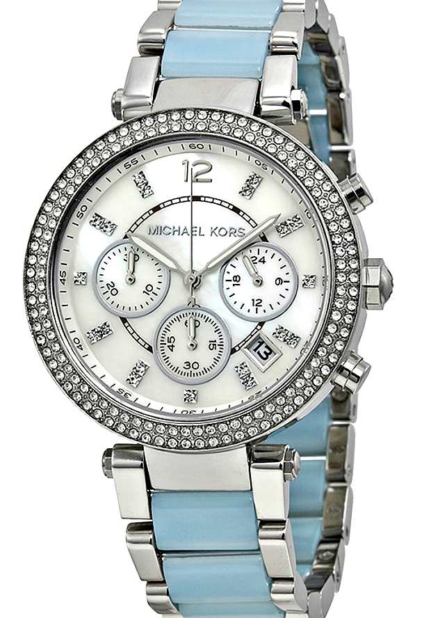 Michael Kors Parker White Dial Two Tone Steel Strap Watch for Women - MK6138 Buy Now By Michael Kors
