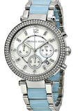 Michael Kors Parker White Dial Two Tone Steel Strap Watch for Women - MK6138 Buy Now By Michael Kors
