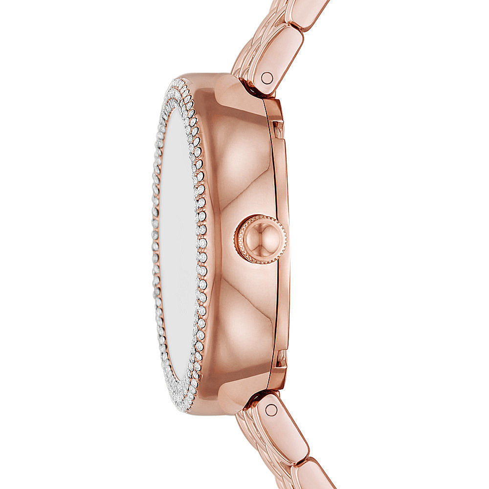 Emporio Armani Rosa Mother of Pearl Dial Rose Gold Steel Strap Watch For Women - AR11462 Buy Now By Emporio Armani