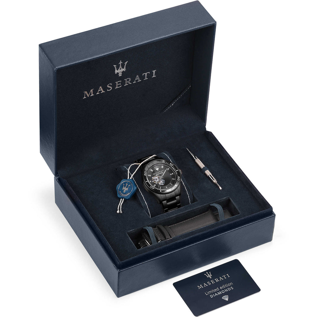 Maserati SFIDA Automatic Black Special Edition 44mm Watch For Men - R8823140005 Buy Now By Maserati