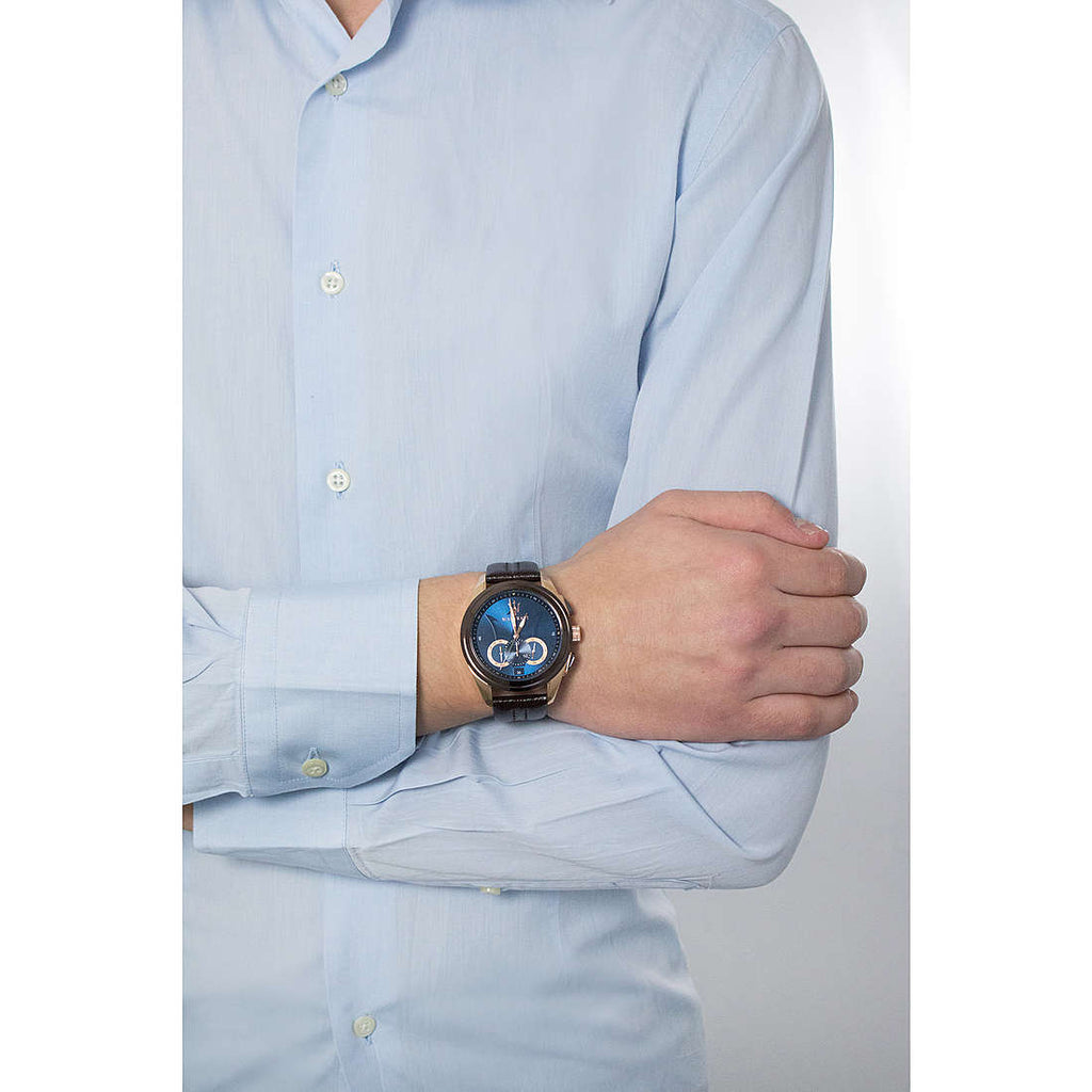 Maserati Traguardo Chronograph Blue Dial Brown Leather Strap Watch For Men - R8871612024 Buy Now By Maserati