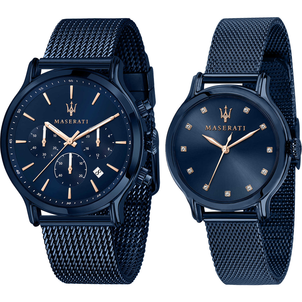 Maserati Epoca Analog Blue Dial Blue Mesh Bracelet Watch For Men - R8873618010 Buy Now By Maserati