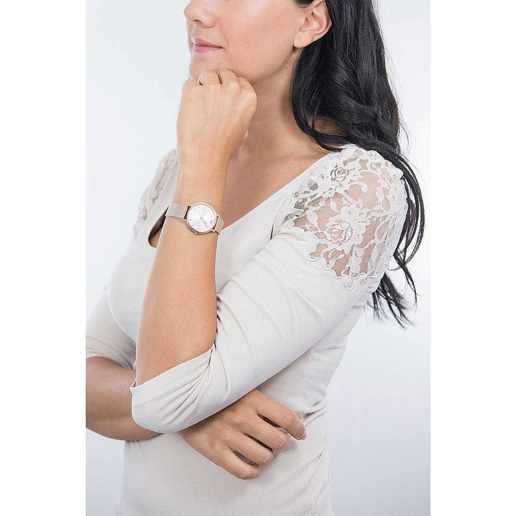 Emporio Armani Kappa Pink Dial Pink Mesh Bracelet Watch For Women - AR11129 Buy Now By Emporio Armani