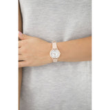 Emporio Armani Kappa White Mother of Pearl Dial Pink Leather Strap Watch For Women - AR2512 Buy Now By Emporio Armani