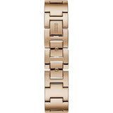 Guess Vanity Diamonds Silver Dial Gold Steel Strap Watch for Women - W1030L4 Buy Now By Guess