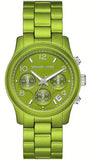 Michael Kors Runway Limited Edition Green Dial Green Steel Strap Watch for Women - MK7480LE Buy Now By Michael Kors