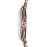 Michael Kors Runway Quartz Brown Dial Brown Steel Strap Watch For Women - MK3418 Buy Now By Michael Kors