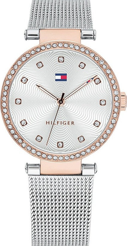 Tommy Hilfiger Lynn Quartz Silver Dial Silver Mesh Bracelet Watch For Women - 1781863 Buy Now By Tommy Hilfiger