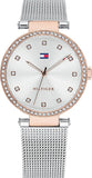 Tommy Hilfiger Lynn Quartz Silver Dial Silver Mesh Bracelet Watch For Women - 1781863 Buy Now By Tommy Hilfiger