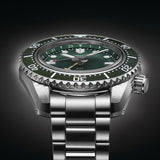 Seiko Prospex GMT Divers Automatic Marine Green Dial Silver Steel Strap Watch For Men - SPB381J1 Buy Now By Seiko