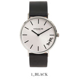 Coach Perry White Dial Black Leather Strap Watch for Women - 14503115 Buy Now By Coach
