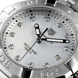 Tag Heuer Aquaracer Diamonds Mother of Pearl Dial Silver Steel Strap Watch for Women - WBD131B.BA0748 Buy Now By Tag Heuer