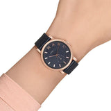 Marc Jacobs Baker Navy Blue Dial Navy Blue Leather Strap Watch for Women - MBM1329 Buy Now By Marc Jacobs