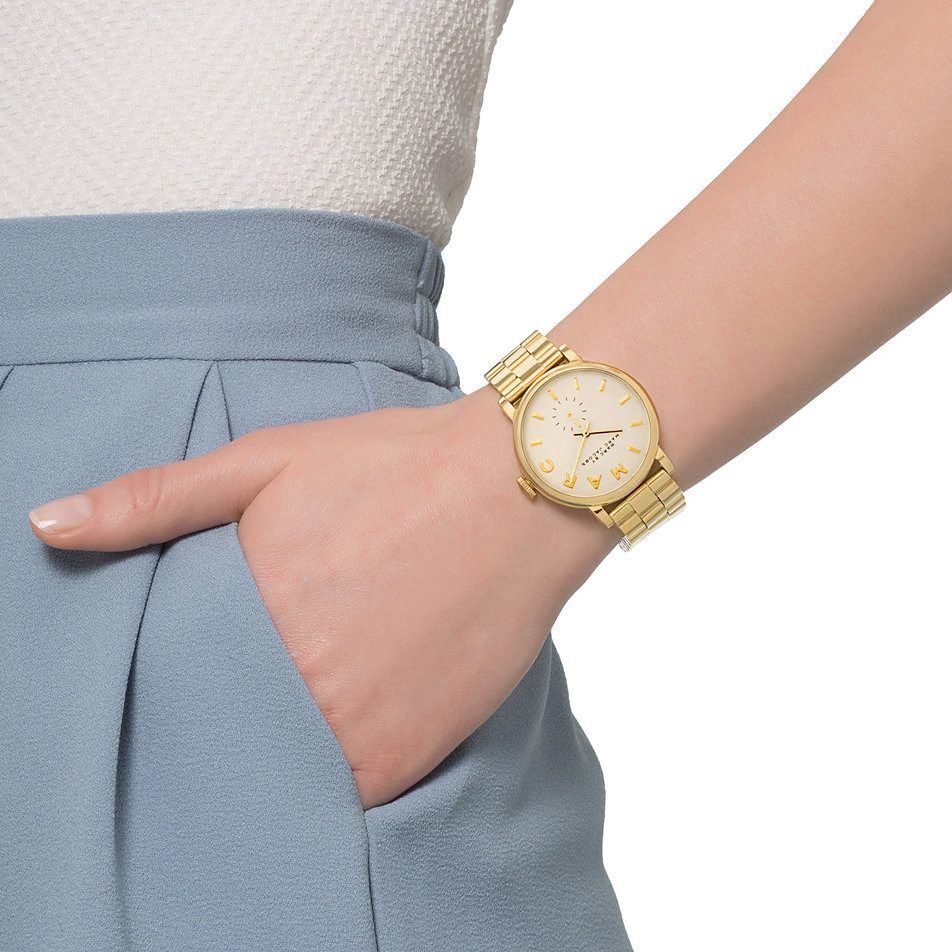 Marc Jacobs Baker White Dial Gold Steel Strap Watch for Women - MBM3247 Buy Now By Marc Jacobs