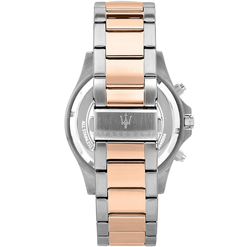 Maserati SFIDA Chronograph Blue Dial Two Tone Steel Strap Watch For Men - R8873640012 Buy Now By Maserati