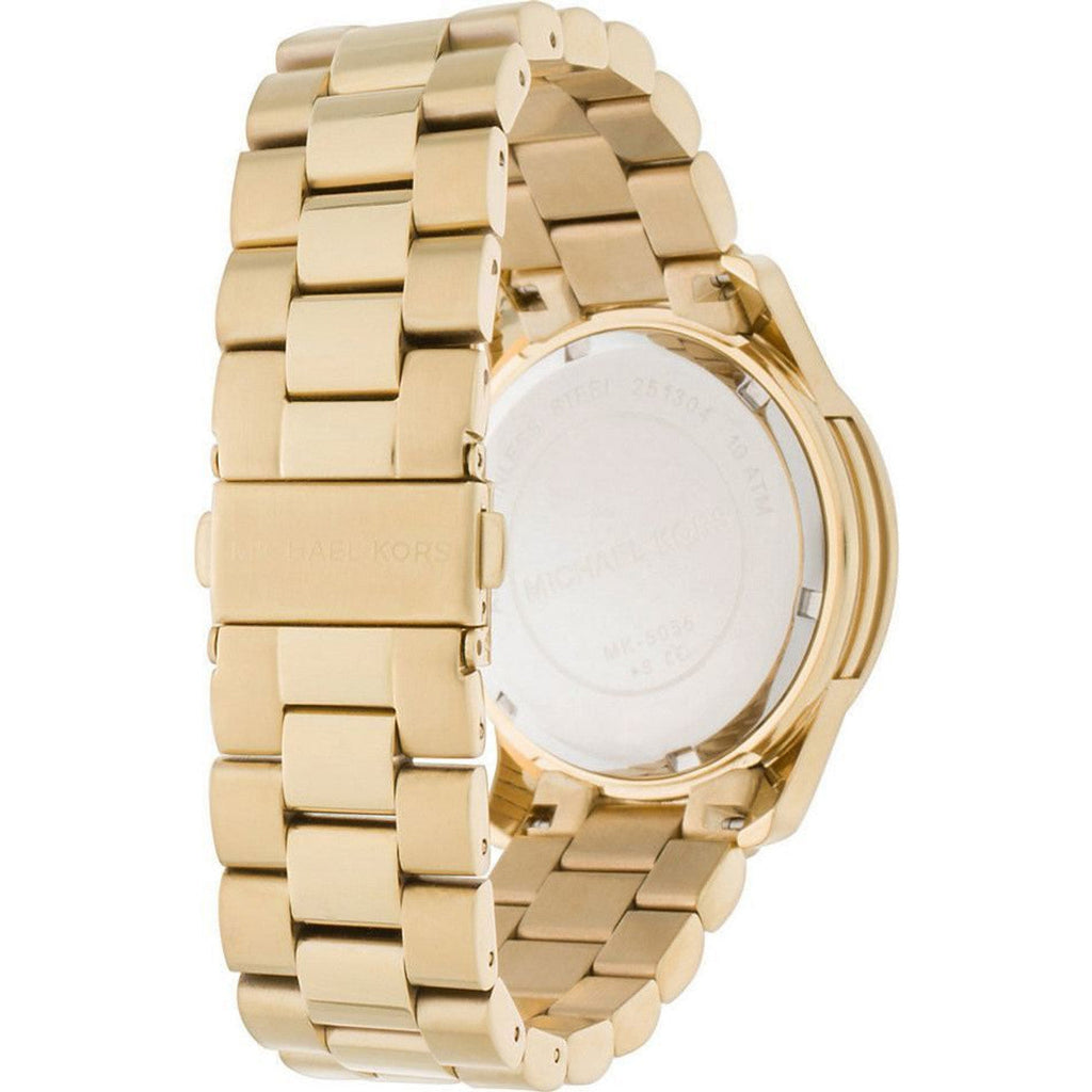 Michael Kors Runway Gold Dial Gold Stainless Steel Strap Watch for Women - MK5055 Buy Now By Michael Kors