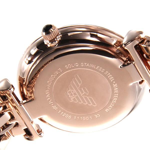 Emporio Armani Gianni T Bar Black Dial Rose Gold Steel Strap Watch For Women - AR11206 Buy Now By Emporio Armani