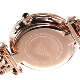 Emporio Armani Gianni T Bar Black Dial Rose Gold Steel Strap Watch For Women - AR11206 Buy Now By Emporio Armani