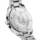 Tag Heuer Aquaracer Quartz Black Dial Silver Steel Strap Watch for Men - WAY101A.BA0746 Buy Now By Tag Heuer