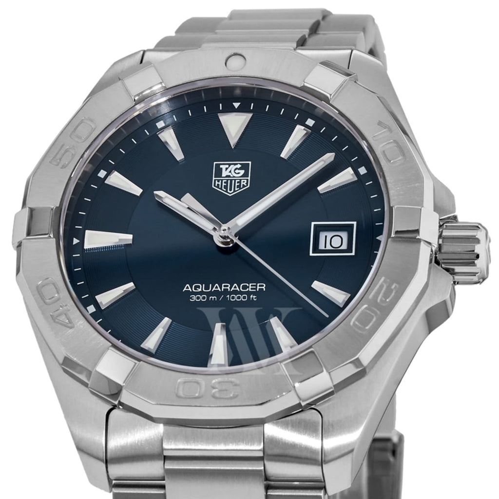 Tag Heuer Aquaracer Quartz Blue Dial Silver Steel Strap Watch for Men - WAY1112.BA0928 Buy Now By Tag Heuer