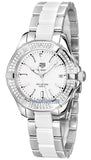 Tag Heuer Aquaracer Diamonds White Dial Two Tone Steel Strap Watch for Women - WAY131F.BA0914 Buy Now By Tag Heuer