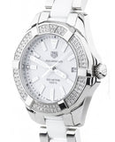 Tag Heuer Aquaracer Diamonds White Dial Two Tone Steel Strap Watch for Women - WAY131F.BA0914 Buy Now By Tag Heuer