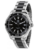 Tag Heuer Aquaracer Quartz Diamonds Black Dial Two Tone Steel Strap Watch for Women - WAY131G.BA0913 Buy Now By Tag Heuer