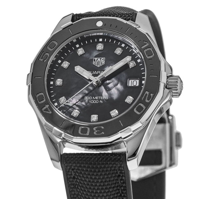 Tag Heuer Aquaracer Black Mother of Pearl Dial Watch for Women - WAY131M.FT6092 Buy Now By Tag Heuer