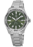 Tag Heuer Aquaracer Green Dial Watch for Men - WAY2015.BA0927 Buy Now By Tag Heuer