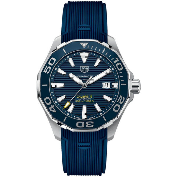Tag Heuer Aquaracer Blue Dial Watch for Men - WAY201B.FT6150 Buy Now By Tag Heuer