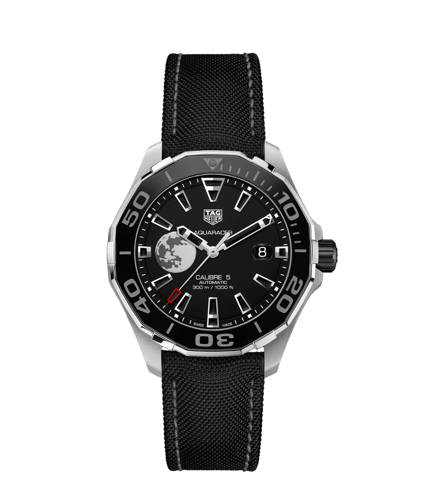 Tag Heuer Aquaracer Moon Black Dial Watch for Men - WAY201J.FC6370 Buy Now By Tag Heuer
