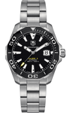 Tag Heuer Aquaracer Automatic Black Dial Silver Steel Strap Watch for Men - WAY211A.BA0928 Buy Now By Tag Heuer