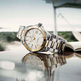 Tag Heuer Aquaracer Automatic White Dial Two Tone Steel Strap Watch for Men - WAY2151.BD0912 Buy Now By Tag Heuer