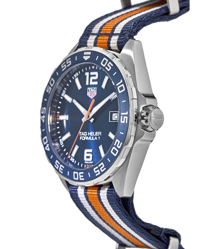 Tag Heuer Formula 1 Quartz Blue Dial Two Tone NATO Strap Watch for Men - WAZ1010.FC8196 Buy Now By Tag Heuer