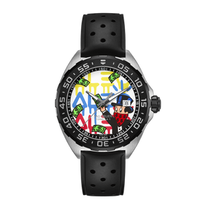 Tag Heuer Formula 1 Alec Monopoly Special Edition Black Rubber Strap Watch for Men - WAZ1119.FT8023 Buy Now By Tag Heuer