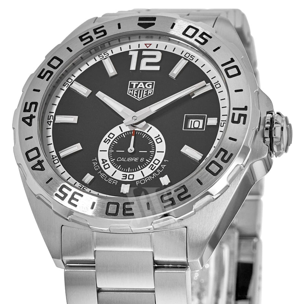 Tag Heuer Formula 1 Automatic Black Dial Silver Steel Strap Watch for Men - WAZ2012.BA0842 Buy Now By Tag Heuer